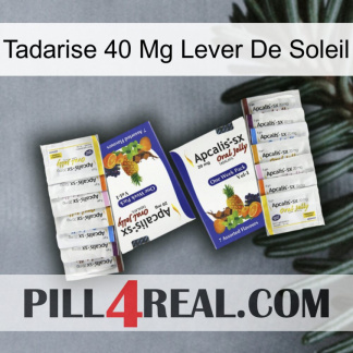 Tadarise 40 Mg Sunrise 12
